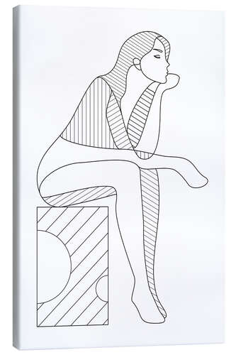 Canvas print The Thinker