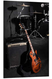 Magnettafel Gitarre und Verstärker