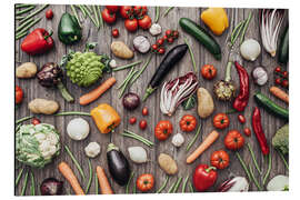 Magnettafel Heute kommt Gemüse auf den Tisch