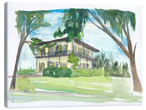 Leinwandbild Hemingway-Haus, Key West, Florida