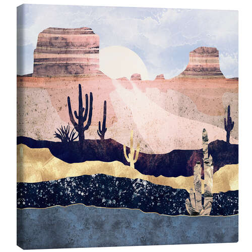 Lienzo Paisaje del desierto en otoño
