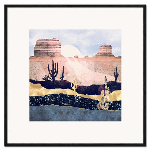 Framed art print Autumn Desert Landscape