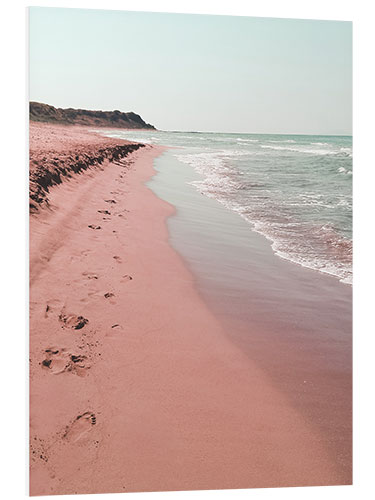 Foam board print Traces in the sand