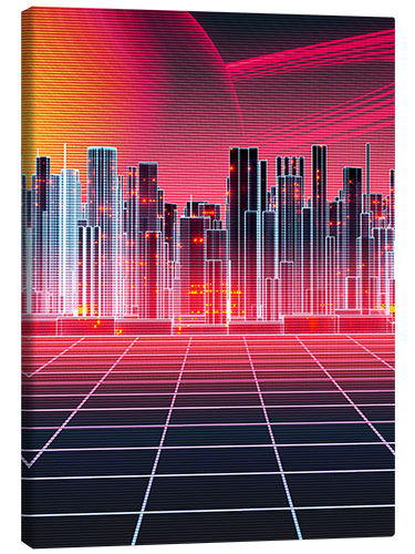Canvas print Digital Cityscape III