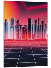 Magnettafel Digital Cityscape III