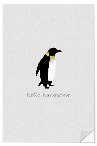 Vinilo para la pared Hello handsome