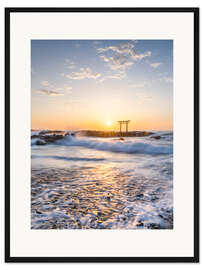 Gerahmter Kunstdruck Isosaki Schrein bei Sonnenaufgang