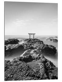 Tableau en plexi-alu Torii japonais à Oarai