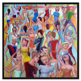 Gerahmter Kunstdruck Tanzen 4