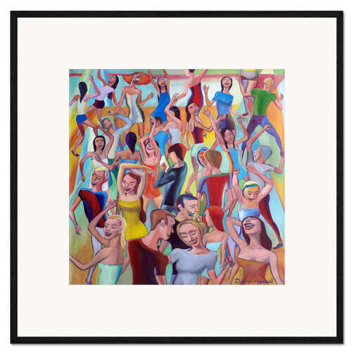 Gerahmter Kunstdruck Tanzen 4