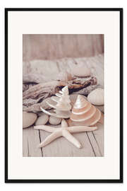 Gerahmter Kunstdruck Strand Erinnerungen