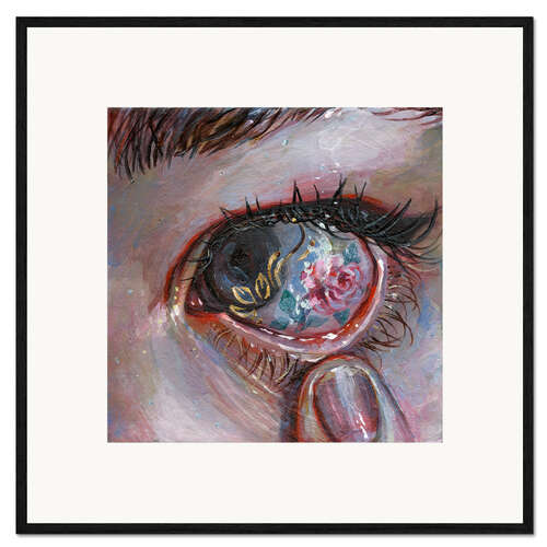 Innrammet kunsttrykk Beauty is in the eye of the beholder