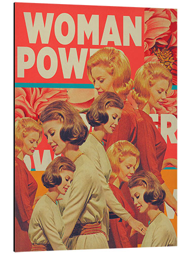 Aluminium print Woman Power