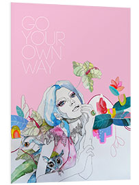 Stampa su PVC Go your own way