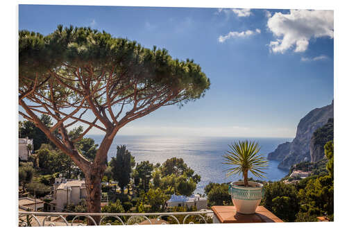 Tableau en PVC Belvédère de Tragara à Capri