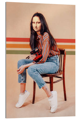 Gallery print Mona Lisa w stylu retro