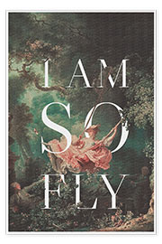 Wall print  I am so fly - Jonas Loose