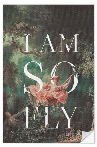 Wandsticker I am so fly