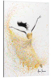 Magnettafel Tanz mit goldenem Schimmer