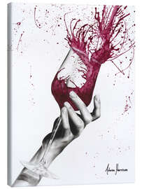 Stampa su tela  Vino rosso - Ashvin Harrison