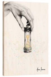 Wood print Using Time Wisely - Ashvin Harrison