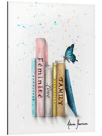 Magnettafel Bücher ihrer Reise