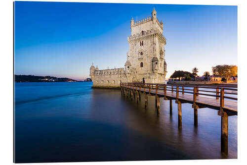 Gallery print Torre de Belém in Lisbon in the evening