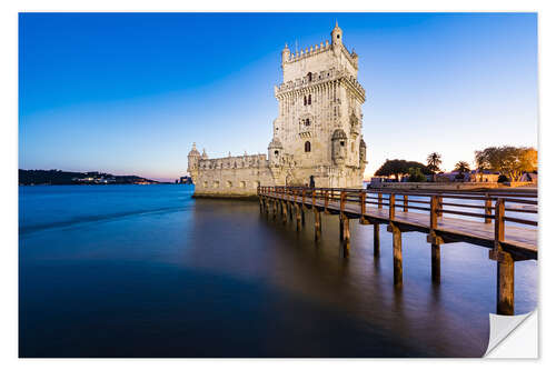 Vinilo para la pared Torre de Belém en Lisboa