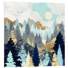 Quadro em PVC Forest Vista Landscape