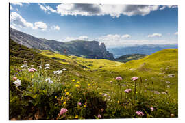 Aluminium print Schlern and Alpe di Siusi