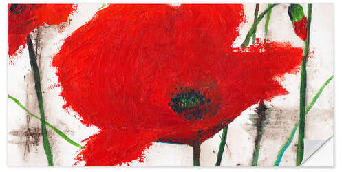 Vinilo para la pared Poppy flowers IV