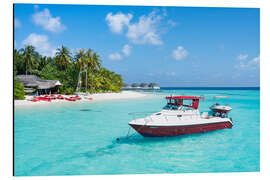 Magnettafel Sommerurlaub auf den Malediven