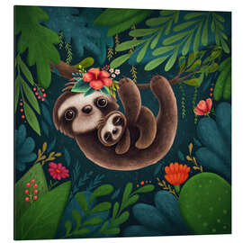 Magnettafel Süße Faultiere