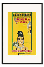 Gerahmter Kunstdruck Frühstück bei Tiffany (englisch)