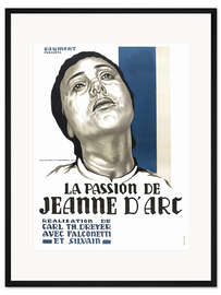 Gerahmter Kunstdruck Die Passion der Jungfrau von Orléans (französisch)