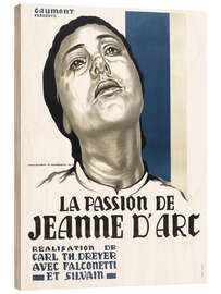 Wood print The Passion of Joan of Arc