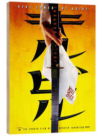 Cuadro de madera Kill Bill, 1 (inglés)