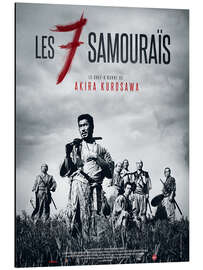 Magnettafel Die sieben Samurai (französisch)