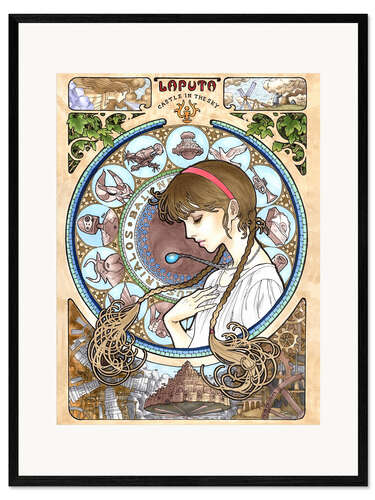 Framed art print The Castle in the Sky