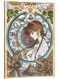 Magnettafel Das Schloss im Himmel (englisch)