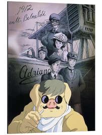 Aluminium print Porco Rosso - Vintage Entertainment Collection