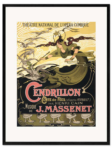 Plakat artystyczny premium w ramie Jules Massenet, Cinderella (French)