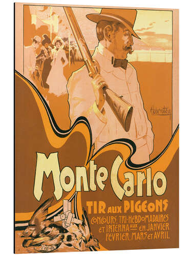 Aluminiumtavla Monte Carlo (French)