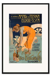Gerahmter Kunstdruck Der echte Amaro Felsina (italienisch)