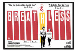 Gerahmter Kunstdruck Außer Atem (englisch)