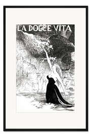 Gerahmter Kunstdruck Das süße Leben (italienisch)