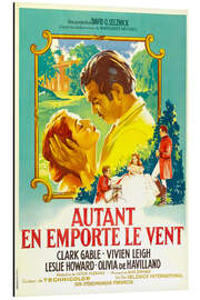 Magnettafel Vom Winde verweht (französisch)