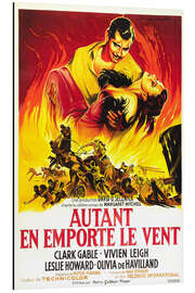 Magnettafel Vom Winde verweht (französisch)