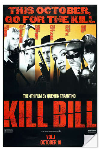 Vinilo para la pared Kill Bill – Volume 1 (inglés)