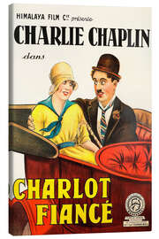 Stampa su tela  Charlot Fiancé (Charlot prende moglie) - Vintage Entertainment Collection